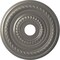 Ekena Millwork Cole Thermoformed PVC Ceiling Medallion Fits Canopies up to 5 1/8-in., Aged Dark Steel CMP19COCST - alternate 1